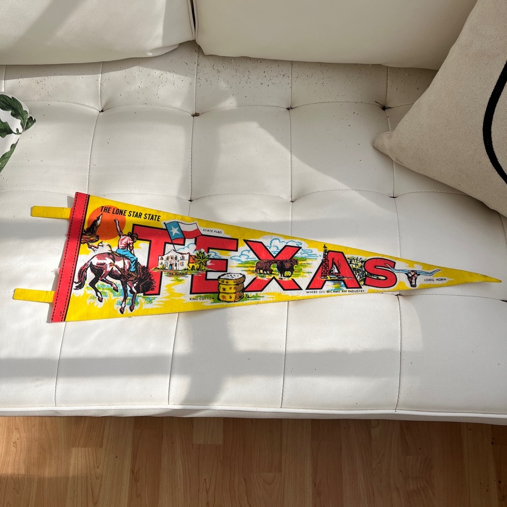 Vintage Texas pennant
